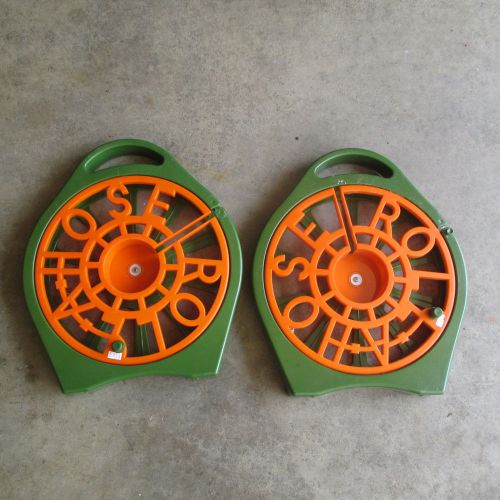 2 Empty Roll A Hose Reels