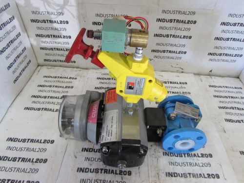 FLOWSERVE VALVE 1&#039;&#039; MODEL AKH3 w/ ACTUATOR NEW