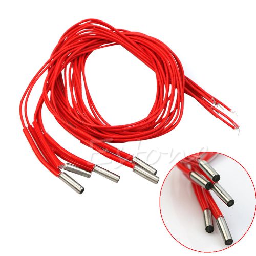 New 5 Pcs 12V 40W Ceramic Cartridge Wire Heater For Arduino 3D Printer Hotend