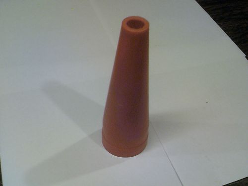 Orange flashlight traffic control wand / cone for maglite, 2 1/4&#034; inside diam. for sale