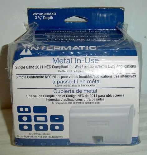 NEW Intermatic Metal In-Use Weatherproof Receptacle Cover 3-1/8 WP1030MXD 1 gang