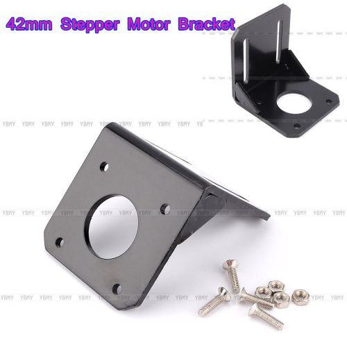 Hot 1Pcs Alloy Steel Mounting Bracket For 42mm NEMA17 Stepper Motor With Screws