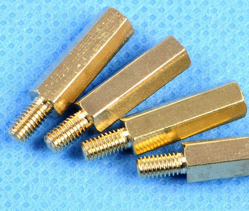 25pcs M3 Male 6mm x M3 Female 15mm M3 15+6 Brass Standoff Spacer NEW