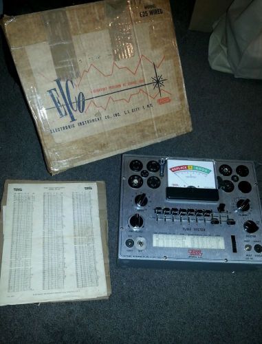 EICO MODEL 625 TUBE TESTER