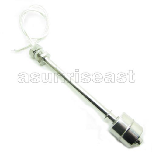 1PCS 150mm Stainless Steel Float Switch Tank Liquid Water Level Sensor 110V 220V