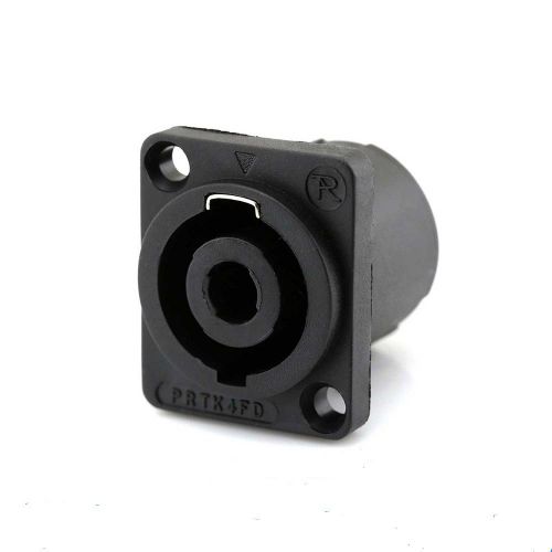 D type 4 PIN socket sound box Panel mounting