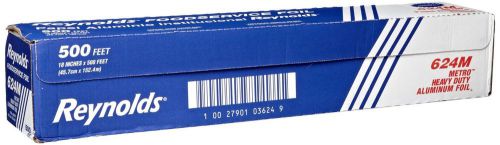 Reynolds 624m 500&#039; length x 18&#034; width heavy-duty metro aluminum foil roll for sale