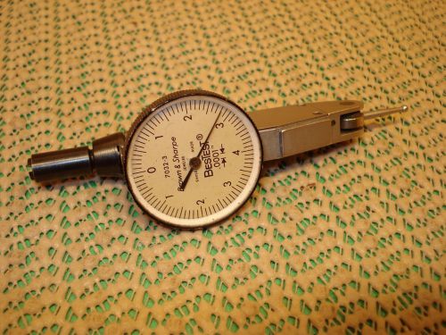 .0001&#034; BESTEST - BROWN &amp; SHARPE INDICATOR 7032-3 SWISS MADE MACHINIST TOOL