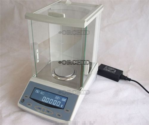 210 x 0.0001 g lab digital analytical balance scale range 210g precison 0.1 mg