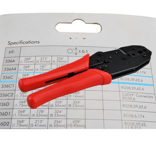 Crimper crimping tool -rg58 rg59 rg62 rg6 lmr300 -sma bnc tnc n mmcx connector for sale