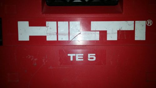 ***HILTI TE-5 HAMMER DRILL Excellent Condition***