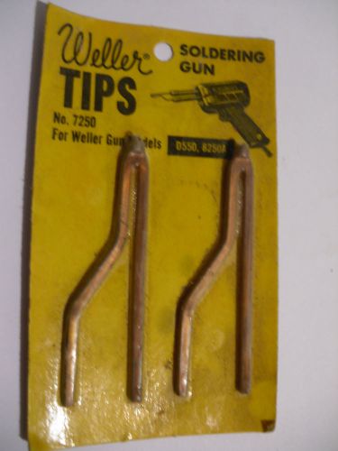 Vintage Weller #7250 Fits D550 , 8250A Soldering Gun 2 Pack