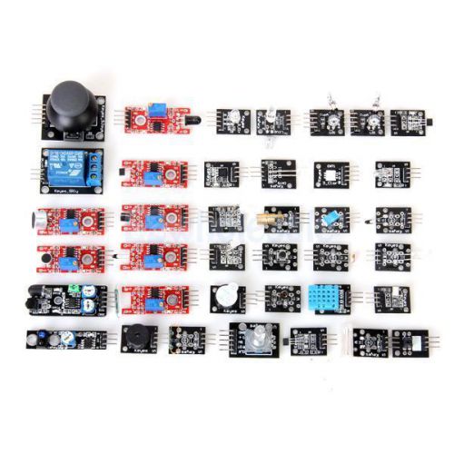 Set of 37pcs Sensor Board Module Kit Packaged in Box Compatible with ARDUINO MCU