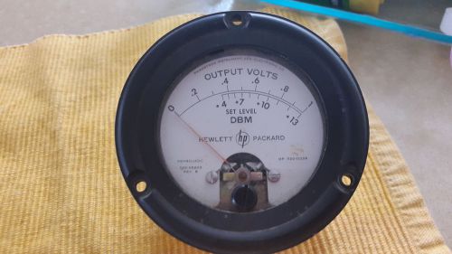 Hewlett Packard Phaostron Output Volts Panel Meter 0 - 1