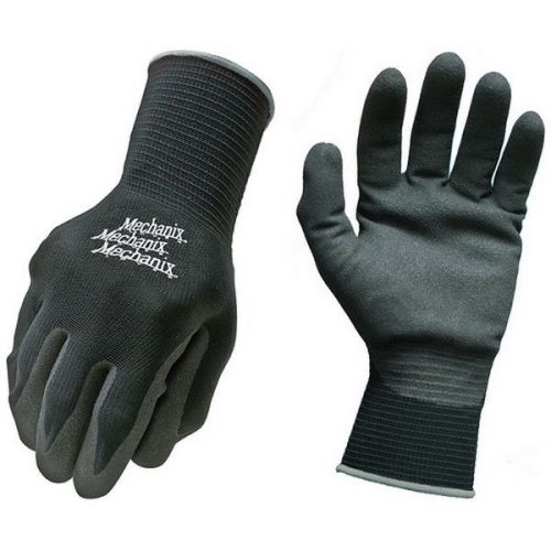 Mechanix Wear ND-05-540 Men&#039;s Black/Gray Knit Nitrile Gloves - XLarge/2XLarge
