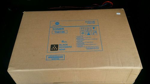 Oem Konica Minolta TN615K Black Toner (QTY 6) Master Case Cartridge Bizhub C8000