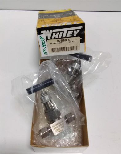 WHITEY BONNET NEEDLE VALVE SS-3NBS4-G NIB