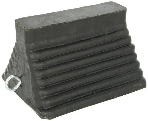 Durable Corporation 68-9 Black Molded Wheel Chock  9&#034; Length x 8&#034; Width x 5-3/4&#034;