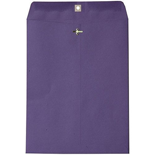 Jam paper? open end catalog clasp paper envelope - 10 x 13 in - violet purple - for sale