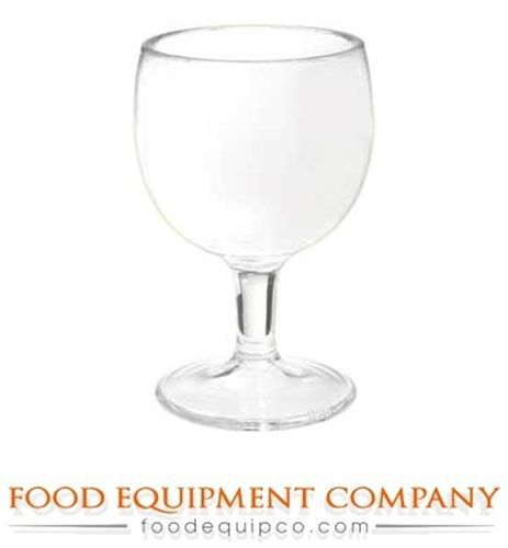 GET Enterprises GOB-12-1-SAN-CL 12 oz. Clear Plastic Beer Schooner Goblet...