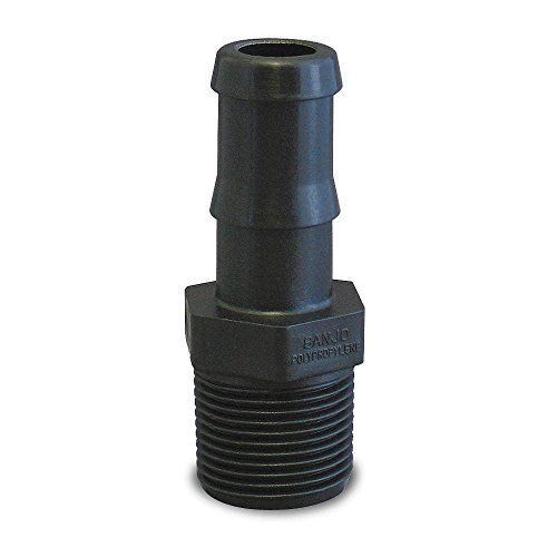 Banjo HB200-150 Polypropylene Hose Fitting, Adapter, 2&#034; NPT Male x 1-1/2&#034; Barbed