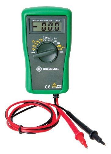 Greenlee DM-25 CATIII 600V Manual Ranging Digital Multimeter