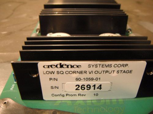 CREDENCE SYSTEM LOW SQ CORNER VI OUTPUT P/N 60-1059-01 S/N 26914 60105901