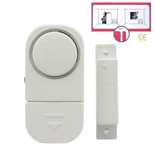 Wireless magnetic sensor door/ window entry safety security burglar sku:20555 for sale