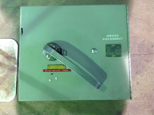 ITE V7H3206 600 AMP 240 VOLT 3 POLE FUSIBLE DISTRIBUTION SWITCH