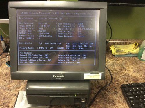 Panasonic JS-930WS POS TOUCHSCREEN WORKSTATION REGISTER SYSTEM - Tested!~