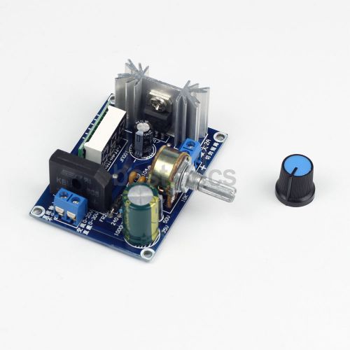 LM317 2A Adjustable Voltage Regulator Power Supply Module with Digital Display