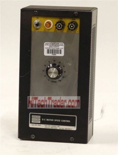 Bodine Electric Company DC Motor Speed Control 10885