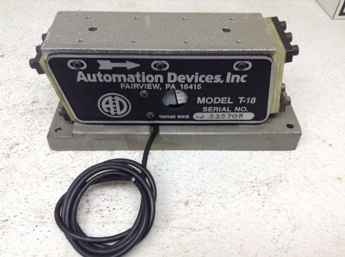 Automation Devices Model T-18 120 VAC Vibratory Feeder Vibrator T18