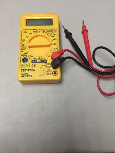 Cen-tech 7 Function Digital Multimeter ; Free Shipping!