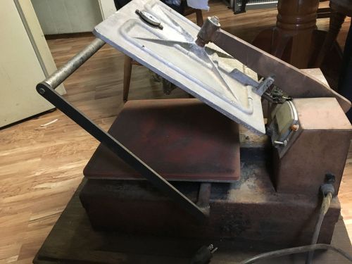 vintage heat press machine