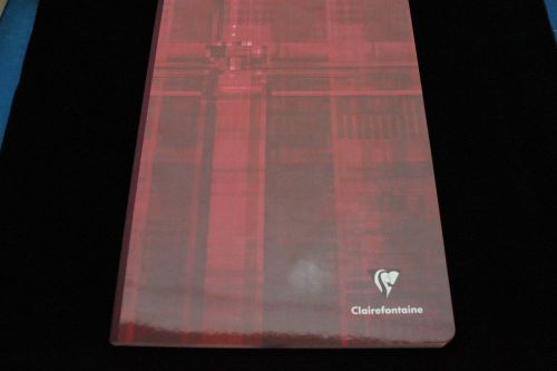 Clairefontaine Clothbound Notebook  8.25&#034; X 11.34&#034; Graph Red