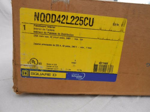 Square D NQOD42L225CU PANELBOARD INTERIOR 225A MAIN LUGS 42 CKT 240V 1PH