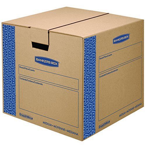 40%sale bankers box smoothmove prime moving boxes, tape-free and fast-fold 18 x for sale
