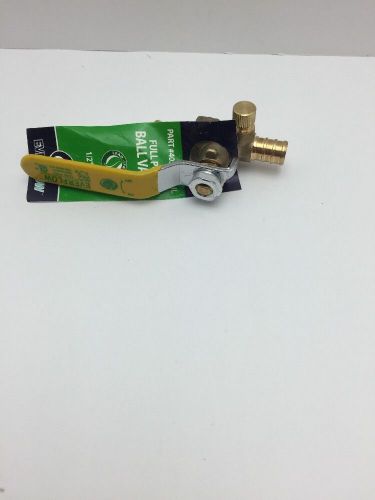 Everflow supplies 405p012-nl brass full port pex ball valve 1/2 for sale