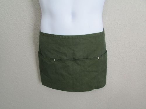 Waitress Server Green1/2 Apron 3 Pocket Apron