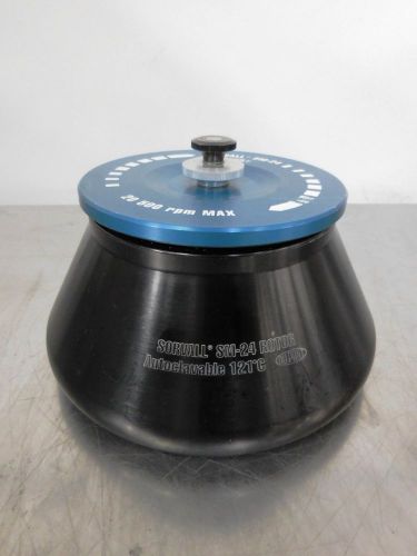 R124493 Dupont Sorvall SM-24  Centrifuge Rotor w/ Lid Autoclavable at 121°c