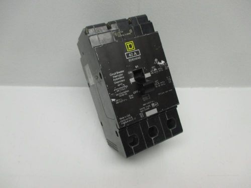 Square D EDB34040 40A 480/277 3 Pole Circuit Breaker