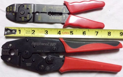 Amphenol R/F Coaxial Crimp Tool and Crimp tool