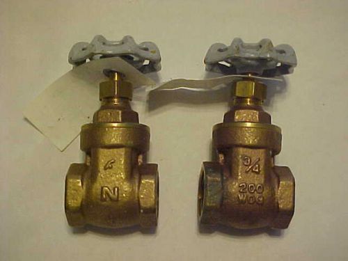 NIBCO 3/4&#034; CHECK VALVE Brass Bronze  200 WOG Threaded NEW!