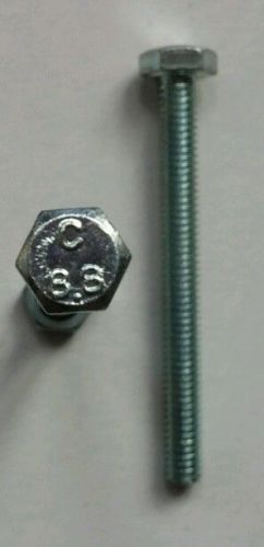 M6 - 1.00 x 25 MM (FT) Coarse Class 8.8 Hex Cap Screw (Bolt) Zinc Plated (100)