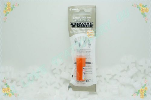 PILOT V BOARD MASTER WHITEBOARD MARKER WBMA-VBM 12 PCS / ORANGE REFILL CARTRIDGE