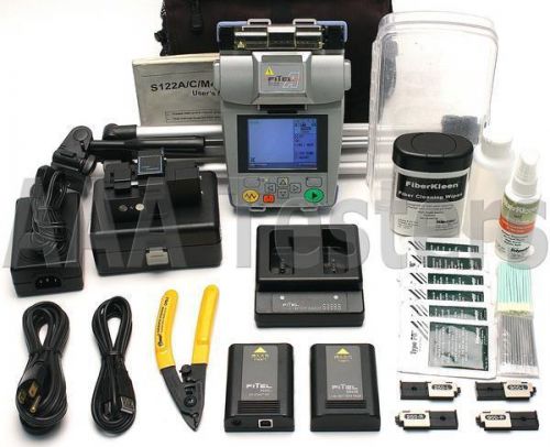 Fitel s122c clad alignment sm mm soc fiber fusion splicer w/ cleaver s122 s122a for sale