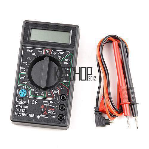 LCD Digital Multitester AC DC Voltmeter Ohmeter Multimeter Tester Tool