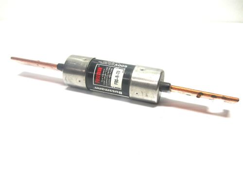 Bussmann frs-r-70 dual element time delay fuse 70 amp 600 vac, 300 vdc for sale