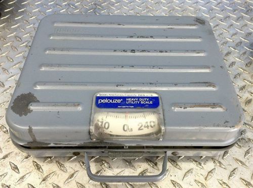 PELOUZE 250 LBS HEAVY DUTY SCALE WITH LOCK MODEL 9P250